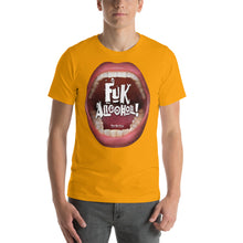 Load image into Gallery viewer, T-Shirt that ‘Cries’ Out Loud: “Fuk Alcohol”