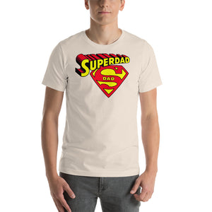 3. DadTees_SUPERDAD with Two Logos in the Super hero style.