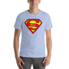 Load image into Gallery viewer, 1. DadTees_with Superdad Logo in the Super hero style.
