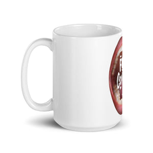 3.Fukn' COVID-19 White glossy mug