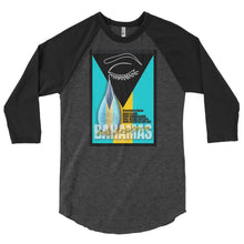 Load image into Gallery viewer, 12. Help Restore Bahamas with Flag_Men’s 3/4 Sleeve Raglan Shirt