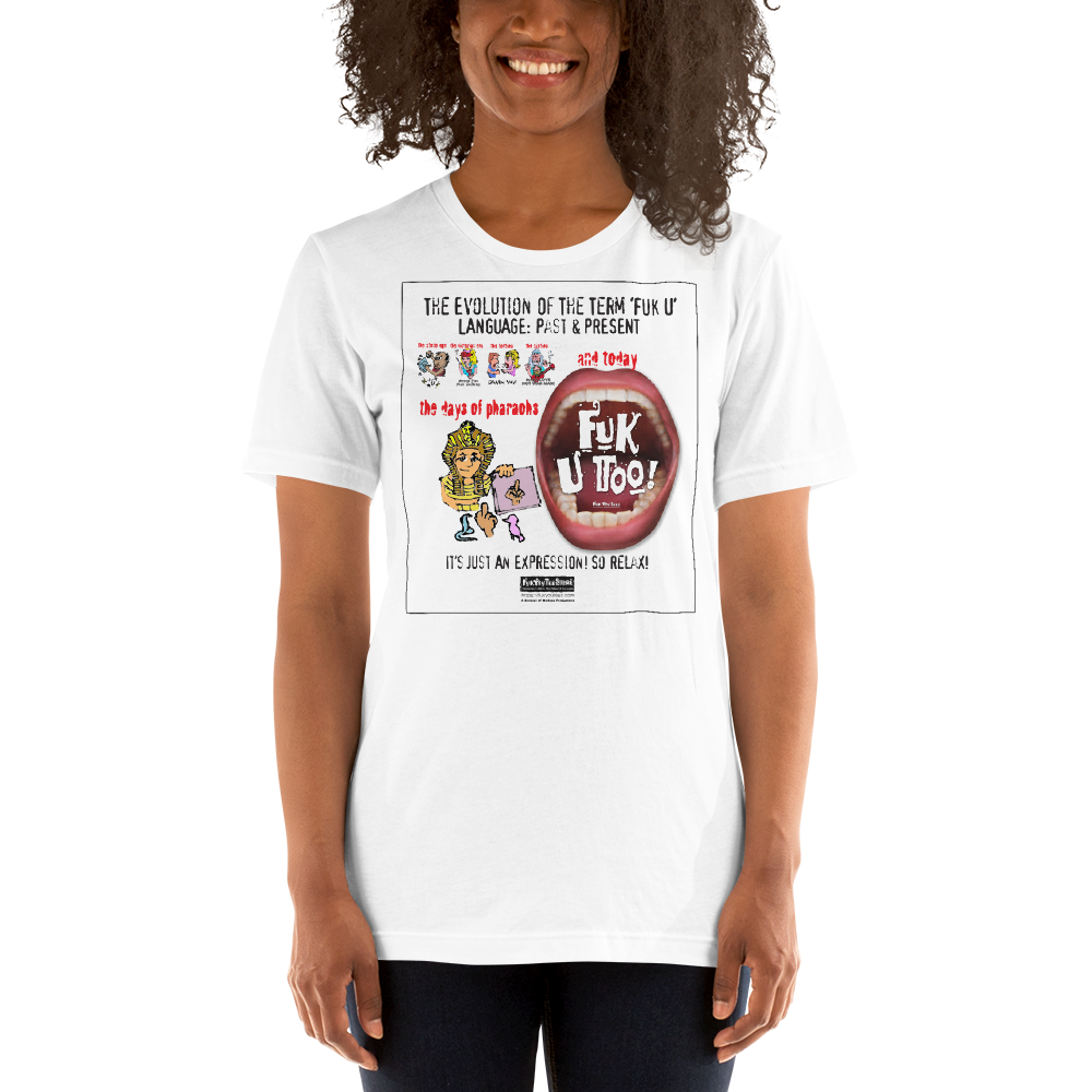 3. Evolution of F-Word Usage_Pharaohs - Short-Sleeve Unisex T-Shirt