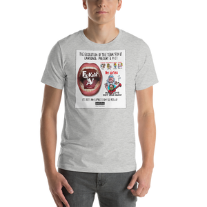 6. Evolution of F-Word Usage_60s & Now. Short-Sleeve Unisex T-Shirt