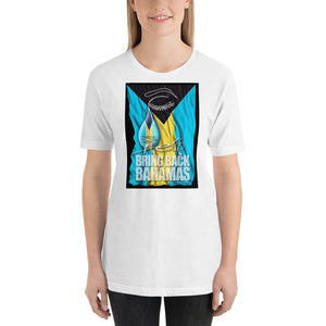 6. Help Bring Back Bahamas with Flag_Short-Sleeve Unisex T-Shirt