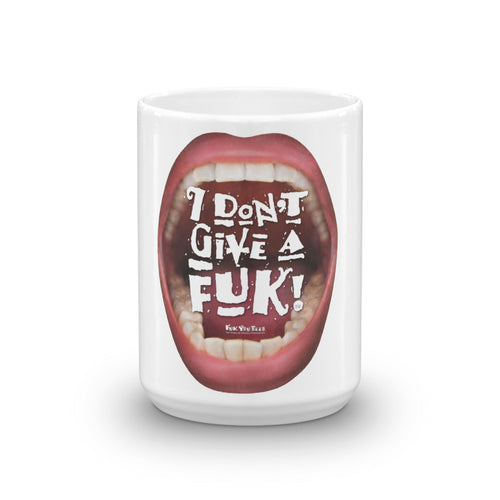 When you don’t care, drink up with “I dont give a Fuk” Mug