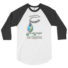 Load image into Gallery viewer, 10. Lets Not Forget Bahamas White_Men’s 3/4 Sleeve Raglan Shirt