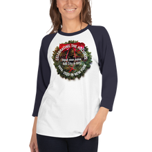 Load image into Gallery viewer, 4. Customize Holidays in NY State 2019 2020_3/4 sleeve raglan shirt
