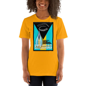 5. Help Restore Bahamas with Flag Short-Sleeve Unisex T-Shirt