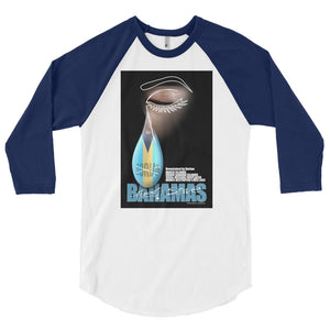 14. Help Save Bahamas_Men’s 3/4 Sleeve Raglan Shirt