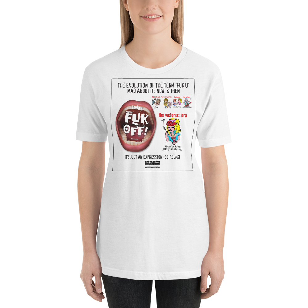 4. Evolution of F-Word Usage_Victorian Era - Short-Sleeve Unisex T-Shirt
