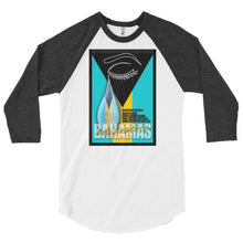 Load image into Gallery viewer, 12. Help Restore Bahamas with Flag_Men’s 3/4 Sleeve Raglan Shirt