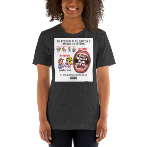 5. Evolution of F-Word Usage_40s & Now - Short-Sleeve Unisex T-Shirt