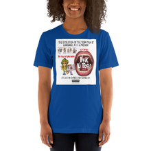 Load image into Gallery viewer, 3. Evolution of F-Word Usage_Pharaohs - Short-Sleeve Unisex T-Shirt