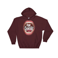 Load image into Gallery viewer, Hooded Sweatshirts that ‘Cry’ Out Loud: “Fuk Cancer”