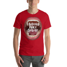 Load image into Gallery viewer, 6.I survived COVID-19 Short-Sleeve Unisex T-Shirt
